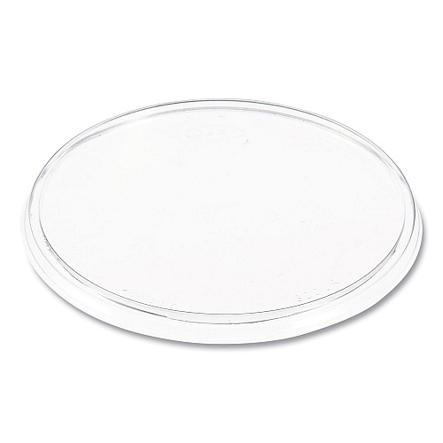 SOLO Non-Vented Cup Lids, Fits 32 oz/44 oz Hot Cups, Plastic, Clear, 500/Carton (32CLR)