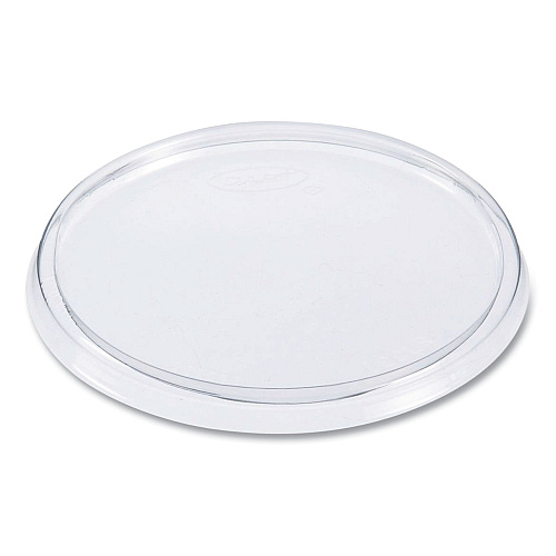 SOLO Non-Vented Cup Lids. Fits 10 oz to 14 oz Foam Cups, 6 oz to 8 oz Food Containers, 6 oz Bowls; Clear, 1,000/Carton (12CLR)