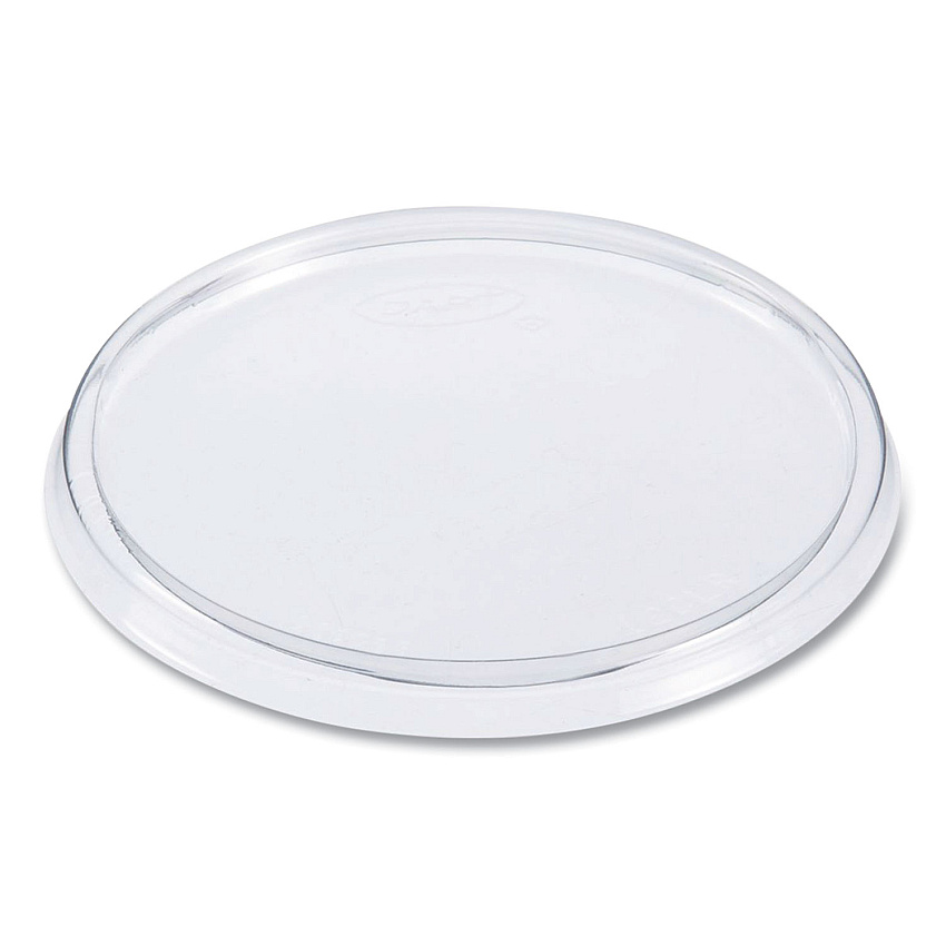 SOLO Non-Vented Cup Lids. Fits 10 oz to 14 oz Foam Cups, 6 oz to 8 oz Food Containers, 6 oz Bowls; Clear, 1,000/Carton (12CLR)