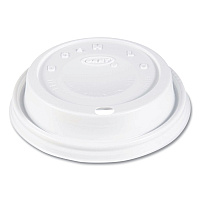 SOLO Cappuccino Dome Sipper Lids, Fits 12 oz, White, 1,000/Carton (12EL)