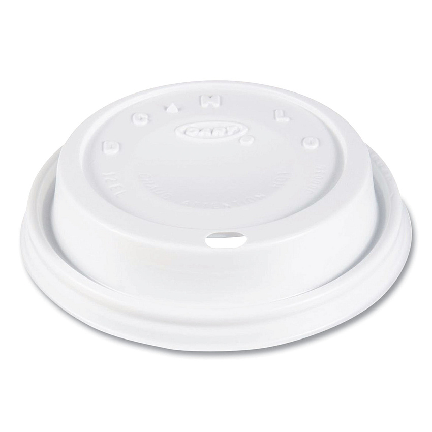 SOLO Cappuccino Dome Sipper Lids, Fits 12 oz, White, 1,000/Carton (12EL)