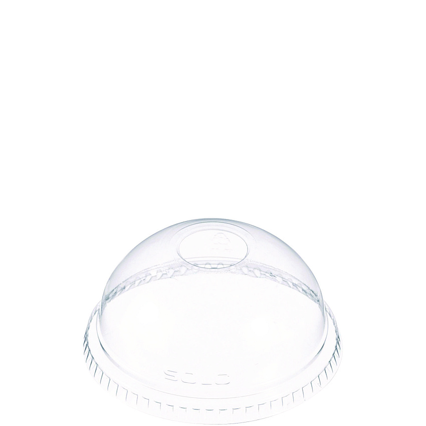 SOLO Dome-Top Cold Cup Lids, Fits 16 oz, Clear, 1,000/Carton (DLR662)