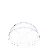 Dart Open-Top Dome Lid, Fits 16 oz to 24 oz Plastic Cups, Clear, 1.9" Dia Hole, 1,000/Carton (DLW626)