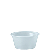 Dart Polystyrene Portion Cups, 2 oz, Translucent, 250/Bag, 10 Bags/Carton (P200N)