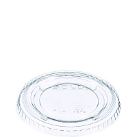 Dart Portion/Souffle Cup Lids, Fits 3.25 oz to 9 oz Cups, Clear, 125/Pack, 20 Packs/Carton (PL4N)