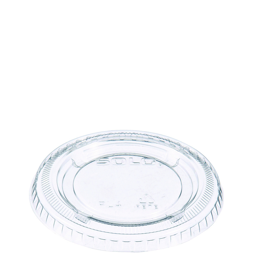 Dart Portion/Souffle Cup Lids, Fits 3.25 oz to 9 oz Cups, Clear, 125/Pack, 20 Packs/Carton (PL4N)