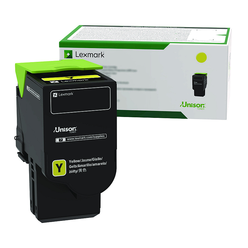 Lexmark 78C1XY0 Return Program Extra High-Yield Toner, 5,000 Page-Yield, Yellow