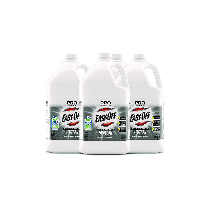 EASY-OFF Concentrated Neutral Cleaner, 1 gal Bottle, 2/Carton (89770CT)