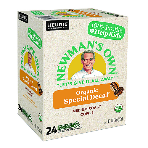 Newman's Own Organics Special Decaf K-Cups, 24/Box (4051)
