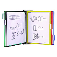 Tarifold Wall Unit Reference Starter Set, 10 Wire-Reinforced Pockets (W291)