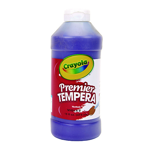Crayola Premier Tempera Paint, Violet, 16 oz Bottle (541216040)