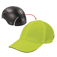 ergodyne Skullerz 8947 Lightweight Baseball Hat and Bump Cap Insert, Medium/Large, Lime (23457)