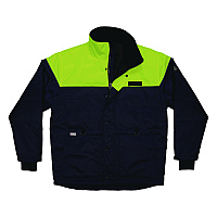 ergodyne N-Ferno 6476 Insulated Freezer Jacket, 3X-Large, Navy (41257)