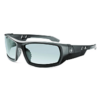 ergodyne Skullerz ODIN Anti-Scratch/Enhanced Anti-Fog Safety Glasses, Nylon Impact Black Frame, Indoor/Outdoor Polycarbonate Lens (50485)
