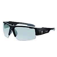 ergodyne Skullerz DAGR Anti-Scratch/Enhanced Anti-Fog Safety Glasses, Black Nylon Impact Frame, Indoor/Outdoor Polycarbonate Lens (52085)