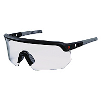 ergodyne Skullerz AEGIR Safety Glasses, Matte Black Nylon Impact Frame, Clear Polycarbonate Lens (55001)