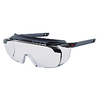 ergodyne Skullerz OSMIN Safety Glasses, Matte Black Polycarbonate Frame, Clear Polycarbonate Lens (55101)