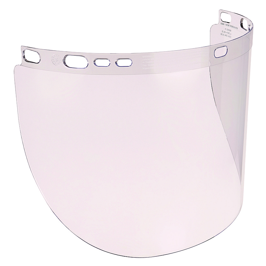 ergodyne Skullerz 8998 Anti-Scratch/Anti-Fog Face Shield Replacement for Full Brim Hard Hat, Clear Lens (60251)