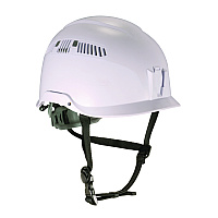 ergodyne Skullerz 8977 Class C Safety Helmet with Adjustable Venting, 6-Point Rachet Suspension, White (60264)