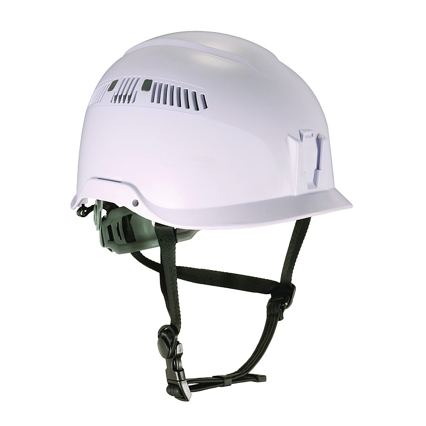 ergodyne Skullerz 8977 Class C Safety Helmet with Adjustable Venting, 6-Point Rachet Suspension, White (60264)