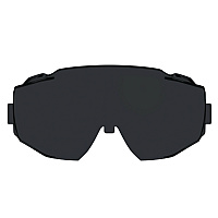 ergodyne Skullerz MODI OTG Anti-Scratch and Enhanced Anti-Fog Safety Goggles Replacement Lens, Smoke (60305)