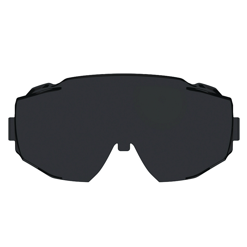 ergodyne Skullerz MODI OTG Anti-Scratch and Enhanced Anti-Fog Safety Goggles Replacement Lens, Smoke (60305)
