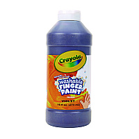 Crayola Washable Fingerpaint, Violet, 16 oz Bottle (551316040)