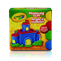 Crayola Modeling Clay Assortment, 4 oz of Each Color Blue/Green/Red/Yellow, 1 lb (570300)