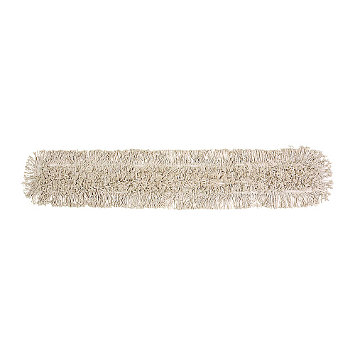 Boardwalk&reg; Dust Mop Head, 3" x 48", Cotton, White (BWK1048)