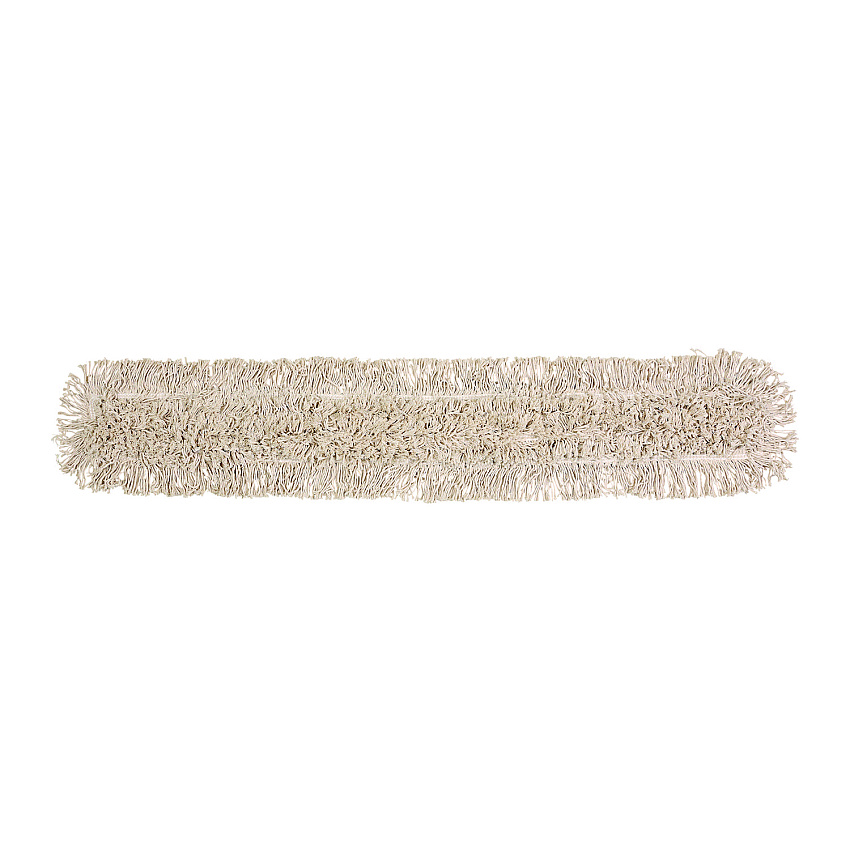 Boardwalk&reg; Dust Mop Head, 3" x 48", Cotton, White (BWK1048)