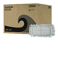 Boardwalk&reg; Disposable Dust Mop Head, Cotton, 18w x 5d (BWK1618)