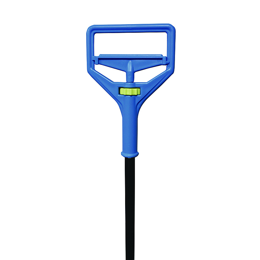 Impact Janitor Style Screw Clamp Mop Handle, Fiberglass, 64", Blue (94)