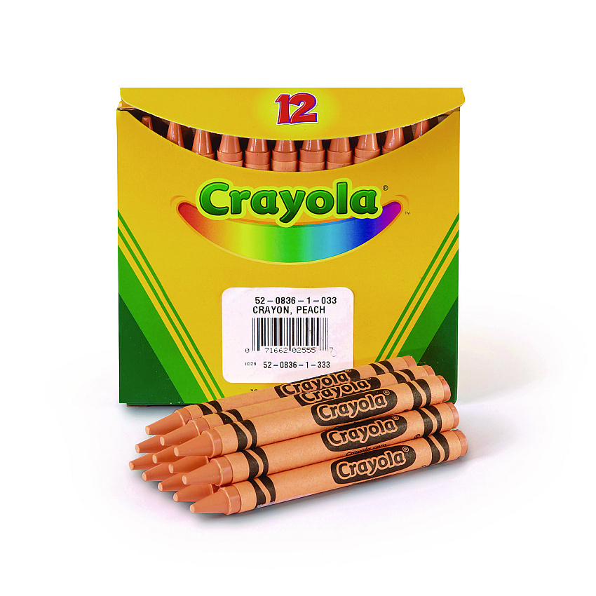 Crayola Bulk Crayons, Peach, 12/Box (520836033)