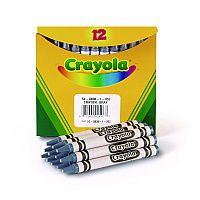 Crayola Bulkl Crayons, Gray, 12/Box (520836052)