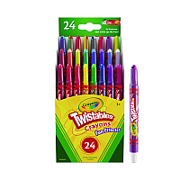 Crayola Twistables Mini Crayons, Fun Effects, Assorted, 24/Pack (529824)