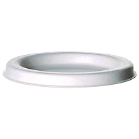 Vanguard Sugarcane Portion Cup Lid, Fits 2 Oz Portion Cup, White, 2,500/carton