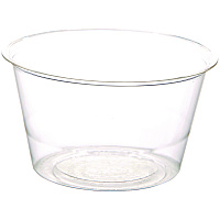 Eco-Products Renewable and Compostable Portion Cups, 3 oz, Plastic, Clear, 100/Pack, 20 Packs/Carton (EPPC300)