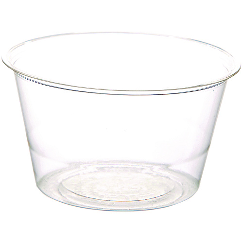 Eco-Products Renewable and Compostable Portion Cups, 3 oz, Plastic, Clear, 100/Pack, 20 Packs/Carton (EPPC300)
