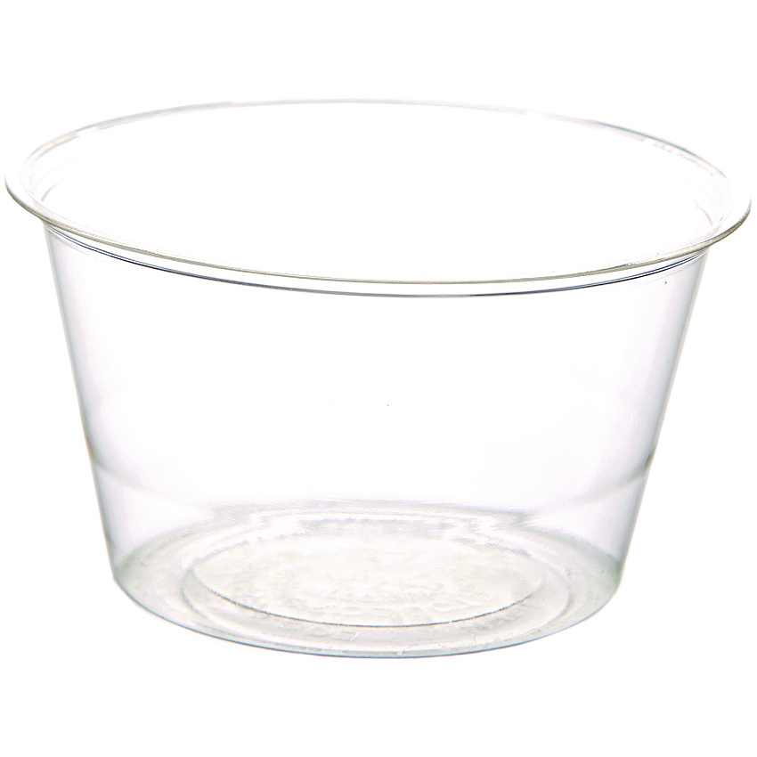 Eco-Products Renewable and Compostable Portion Cups, 3 oz, Plastic, Clear, 100/Pack, 20 Packs/Carton (EPPC300)