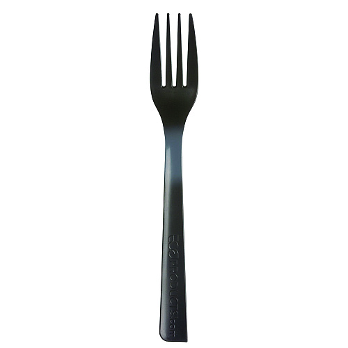 Eco-Products 100% Recycled Content Cutlery, Fork, 6", Black, 50/Pack, 20 Pack/Carton (EPS112)