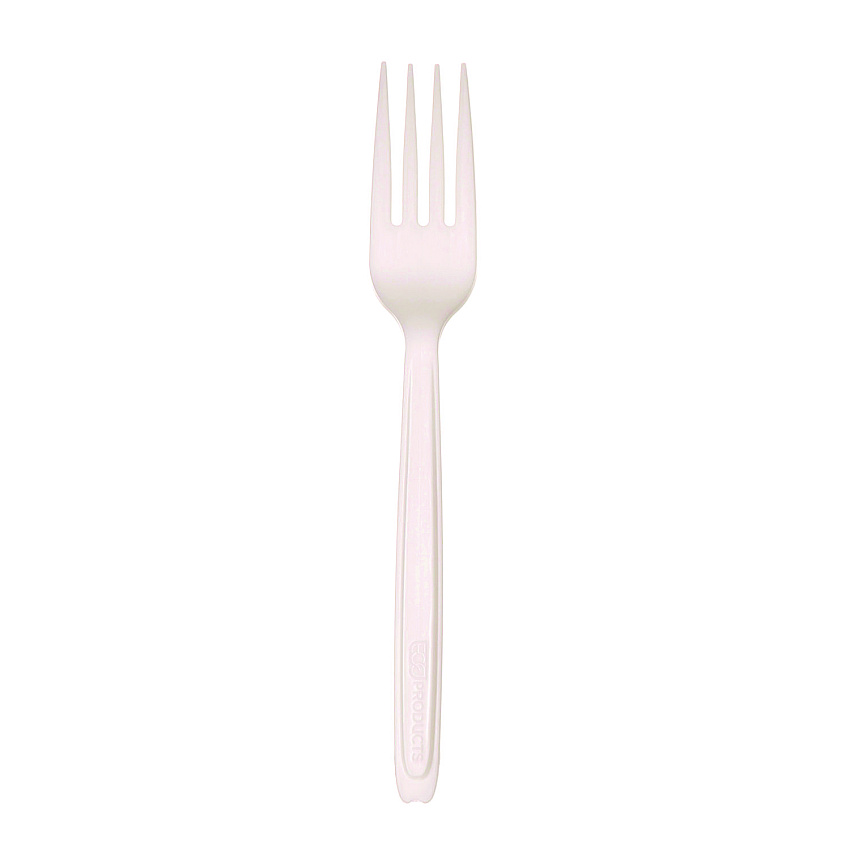 Eco-Products Cutlery for Cutlerease Dispensing System, Fork, 6", White, 960/Carton (EPCE6FKWHT)