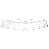 Eco-Products Lids for Regalia Sugarcane 160 oz Bowls, 12 x 12 x 1.9, Clear, 50/Carton (EPBL160LID)