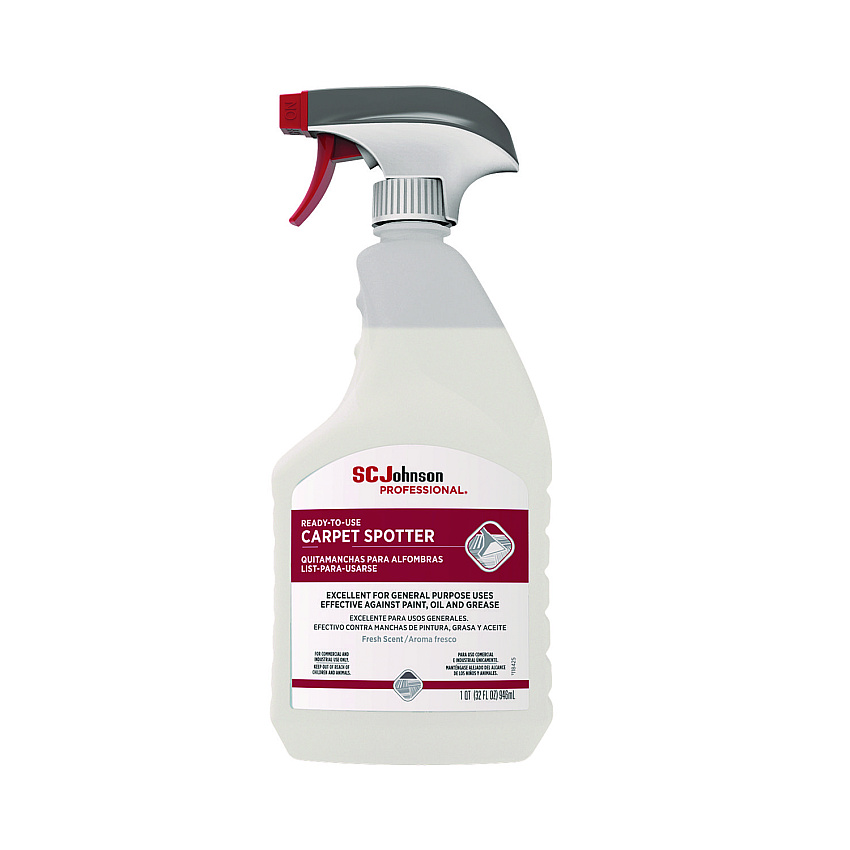 Carpet Spotter, Fresh Scent, 32 Oz Spray Bottle, 6/carton