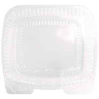 HFA Handi-Lock Single Compartment Food Container, 46 oz, 8 x 3 x 8.87, Clear, Plastic, 250/Carton (6091S250)