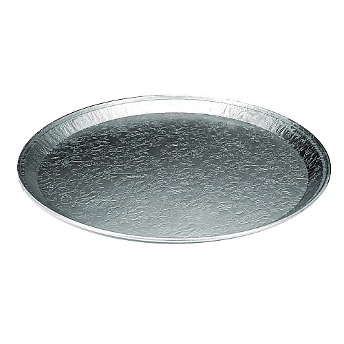 HFA Aluminum Embossed Tray, 12" Diameter, 25/Carton (401380)