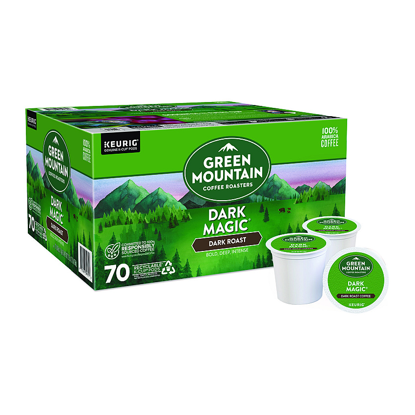 Keurig Dark Magic Extra Bold Coffee K-Cups, Regular, 70/Box (5000373740)