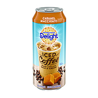 International Delight Iced Coffee, Caramel Macchiato, 15 oz Can, 12/Carton (WWI07500)