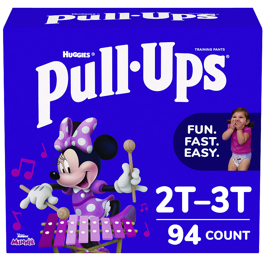 Huggies&reg; Girls Potty Training Pull-Ups, 2T-3T, 18-34 lbs, 94 Pack (45268)