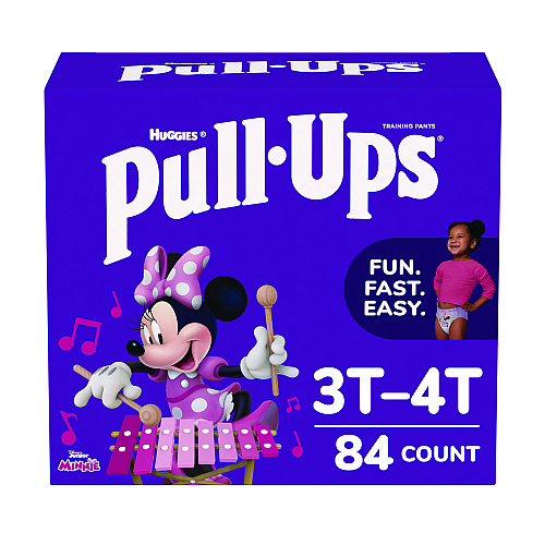 Huggies&reg; Girls Potty Training Pull-Ups, 3T-4T, Size 5, 32-40 lbs, 84 Pack (45269)
