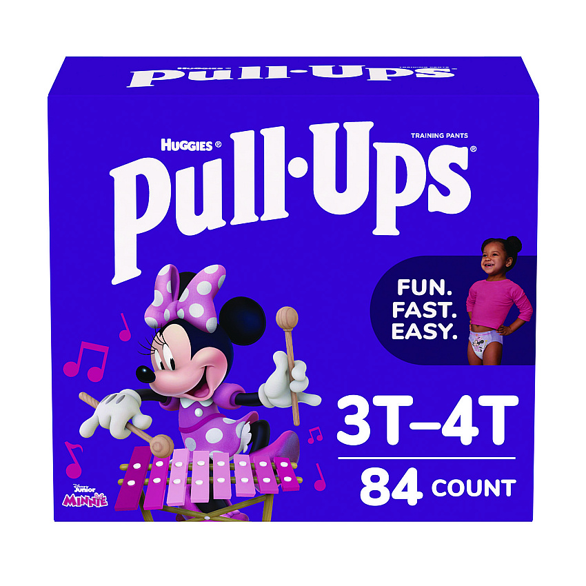 Huggies&reg; Girls Potty Training Pull-Ups, 3T-4T, Size 5, 32-40 lbs, 84 Pack (45269)